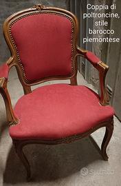 Coppia sedie/poltroncine