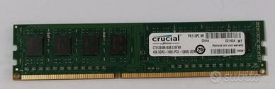 RAM Crucial CT51264BA160B.C16FKR 4GB DDR3-1600 DIM
