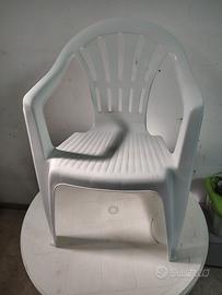 sedie da giardino in polipropilene 