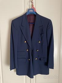Blazer Vintage Trussardi Action Doppio Petto Blu N