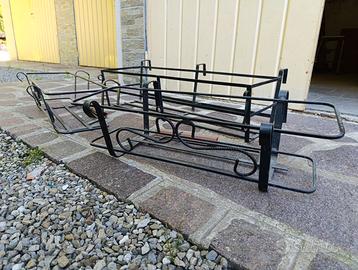 Fioriera per balcone in ferro dimensioni 64x20x16
