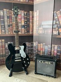 Chitarra elettrica Epiphone ES 335 Black Royale