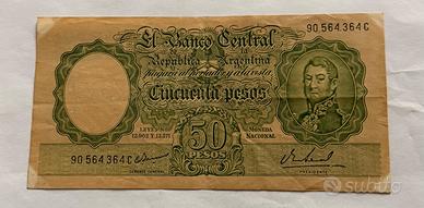 Banconota Argentina 50 Pesos