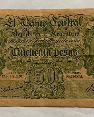 Banconota Argentina 50 Pesos