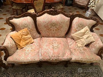 Set divano + 2 poltrone - stile classico/barocco