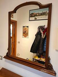 Specchio cornice legno