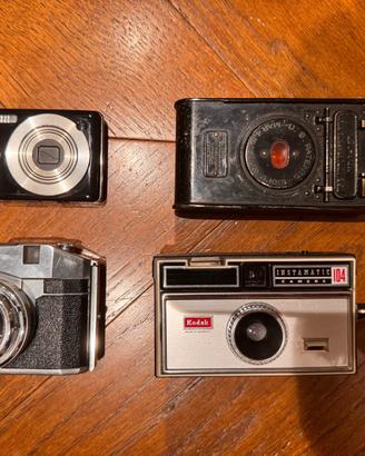 Lotto 4 fotocamere vintage