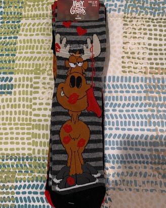 Idea regale Natale - 4 paia di calzini natalizi