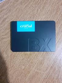 SSD SATA CRUCIAL 500 GB CON ZERO ORE OK 100%
