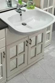 Set Mobile  Lavabo in Ceramica con Rubinetto