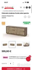 Credenza colorado madia