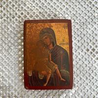 Quadretto Piccolo Antico della Madonna Glykophilou