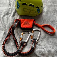 Kit ferrata con caschetto ct