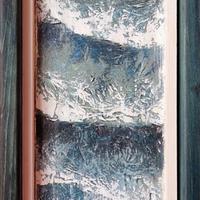 QUADRO MODERNO, ONDE, cartapesta leccese