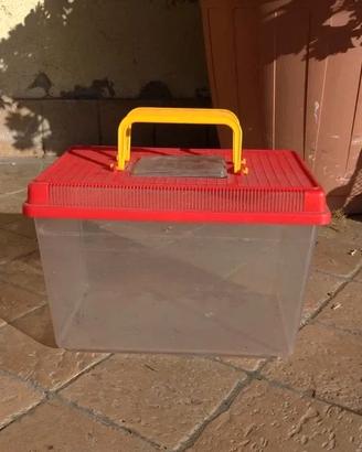 Trasportino Gabbietta Gabbia Criceti Rettili Cavie