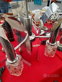 lampadario cromato anni 70