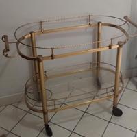 Carrello in ottone