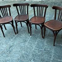 4 poltroncine vintage 