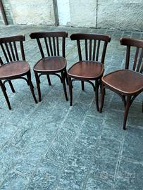 4 poltroncine vintage 