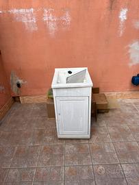 mobile lavandino da esterno