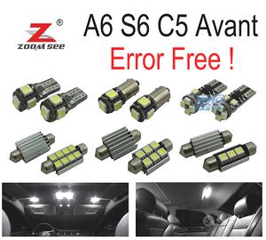 KIT 26 LAMPADE LED INTERNE PER AUDI A6 S6 C5 AVANT