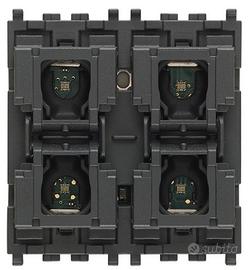 VIMAR 01480 Comando domotico 4 pulsanti 2 Moduli 