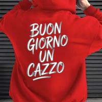 Felpa con Cappuccio Uomo Stampa