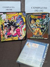 Set 2 Album Dragonball  GT + Platino completi.