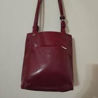 borsa a secchiello in pelle 