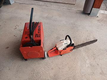 motosega e saldatrice 