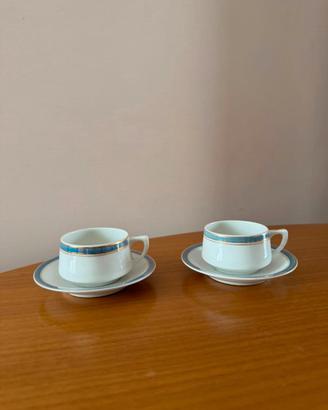 Coppia Tazzine Caffè Vintage Richard Ginori