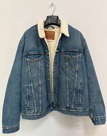 Giacca in denim Levi’s con sherpa taglia L