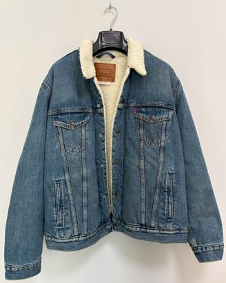 Giacca in denim Levi’s con sherpa taglia L