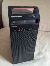 Case pc Lenovo con alimentatore e DVD