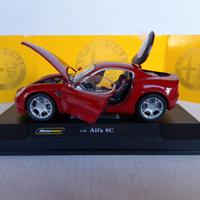 MODELLO AUTO ALFA ROMEO 8 C COMPETITION NO BURAGO