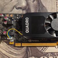 Nvidia Quadro p1000 4gb scheda video GPU