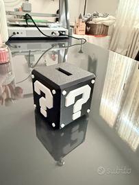 Mini Salvadanaio Cubo Super Mario in 3D