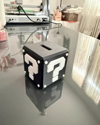 Mini Salvadanaio Cubo Super Mario in 3D