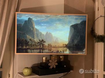 Samsung TV The Frame 2019 4K 43” con cornice legno