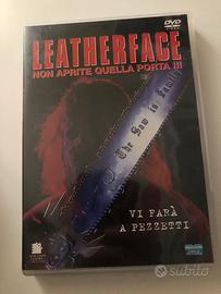 Leatherface non aprite quella porta III dvd