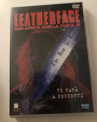Leatherface non aprite quella porta III dvd