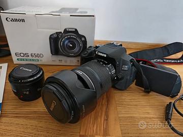 fotocamera digitale REFLEX CANON EOS 650D