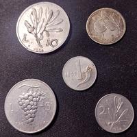 N. 5 MONETE REPUBBLICA ITALIANA
