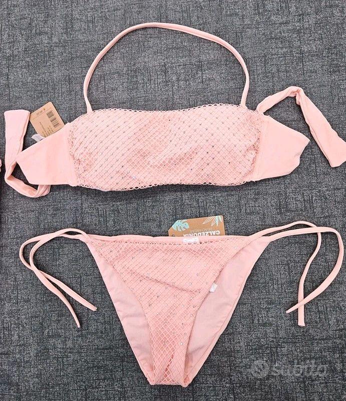 Costume Calzedonia fascia e slip con Swarovski Abbigliamento e