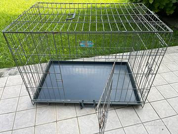 Gabbia per Cani taglia grande, pieghevole con vass