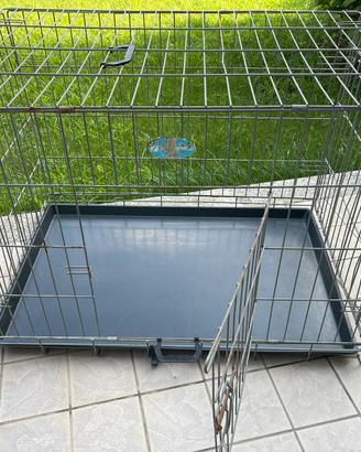 Gabbia per Cani taglia grande, pieghevole con vass