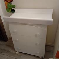 Fasciatoio con materassino e vaschetta