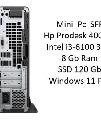 Mini Pc SFF Hp Prodesk 400 G4 i3-6100 8 W11