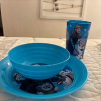 set da pranzo Frozen in plastica 