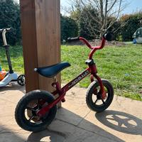 Bici Chicco Red Bullet senza pedali